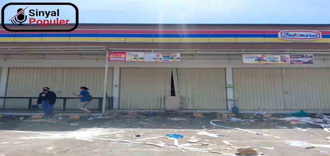 Akses Jalur Bantuan Terputus, Indomaret Di Sibolga Jadi Sasaran Penjarahan