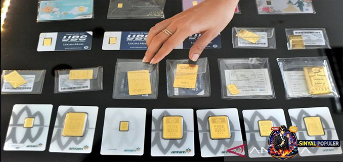 Rabu Pagi Harga Emas UBS Dan Galeri24 Di Pegadaian stabil